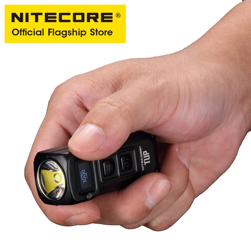 Nitecore tup маленький металлический перезаряжаемый портативный умный USB мини