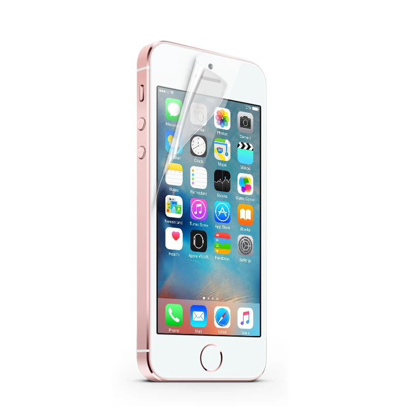 Прозрачная глянцевая Защитная пленка для фронтального ЖК экрана Apple iphone 5|lcd screen