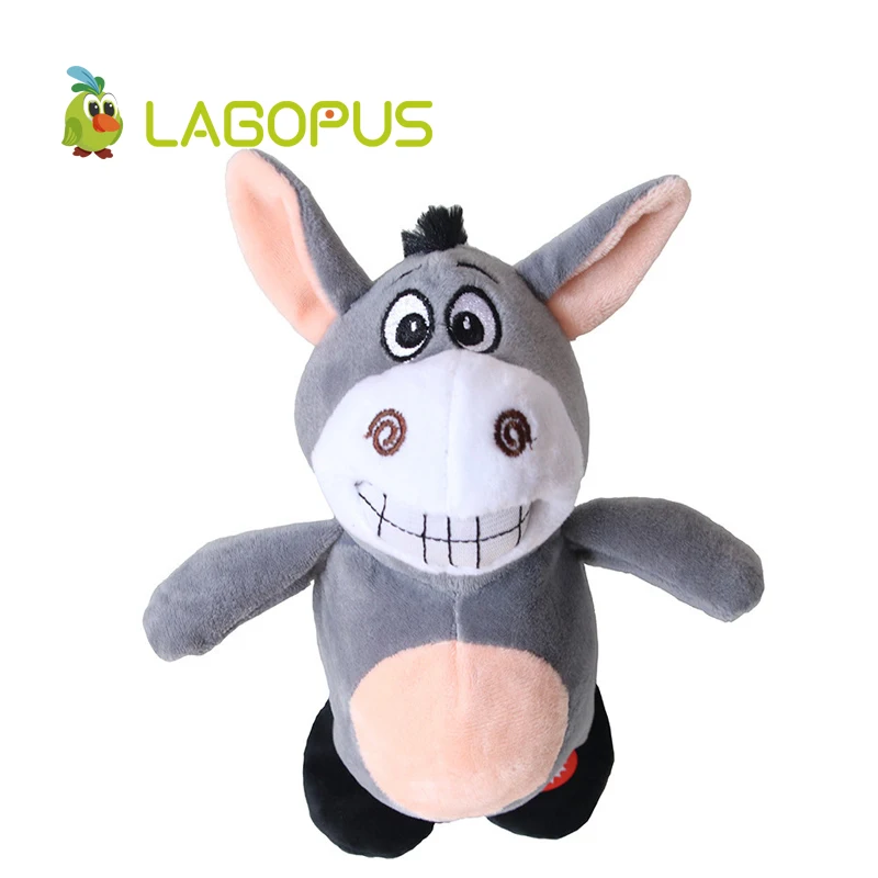 Lagopus электронные говорящие игрушки, плюшевые куклы и мягкие игрушки для детей, прекрасный Ослик, говорящий музыку и ходьба, лучший подарок для детей