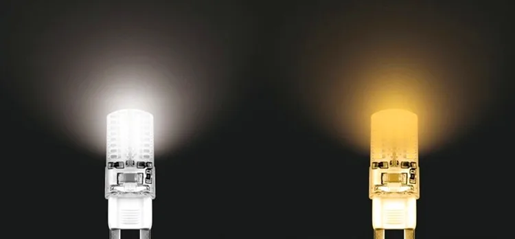 Миниатюрная Светодиодная лампа G9 7 Вт 9 12 3014 SMD 110 В переменного тока 220
