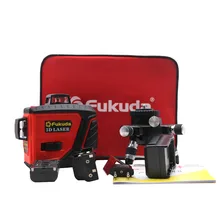 3D 12 красных линий, MW-93T 3D 12 линий лазерный уровень, самонивелирующийся 360 горизонтальный, вертикальный крест супер мощный