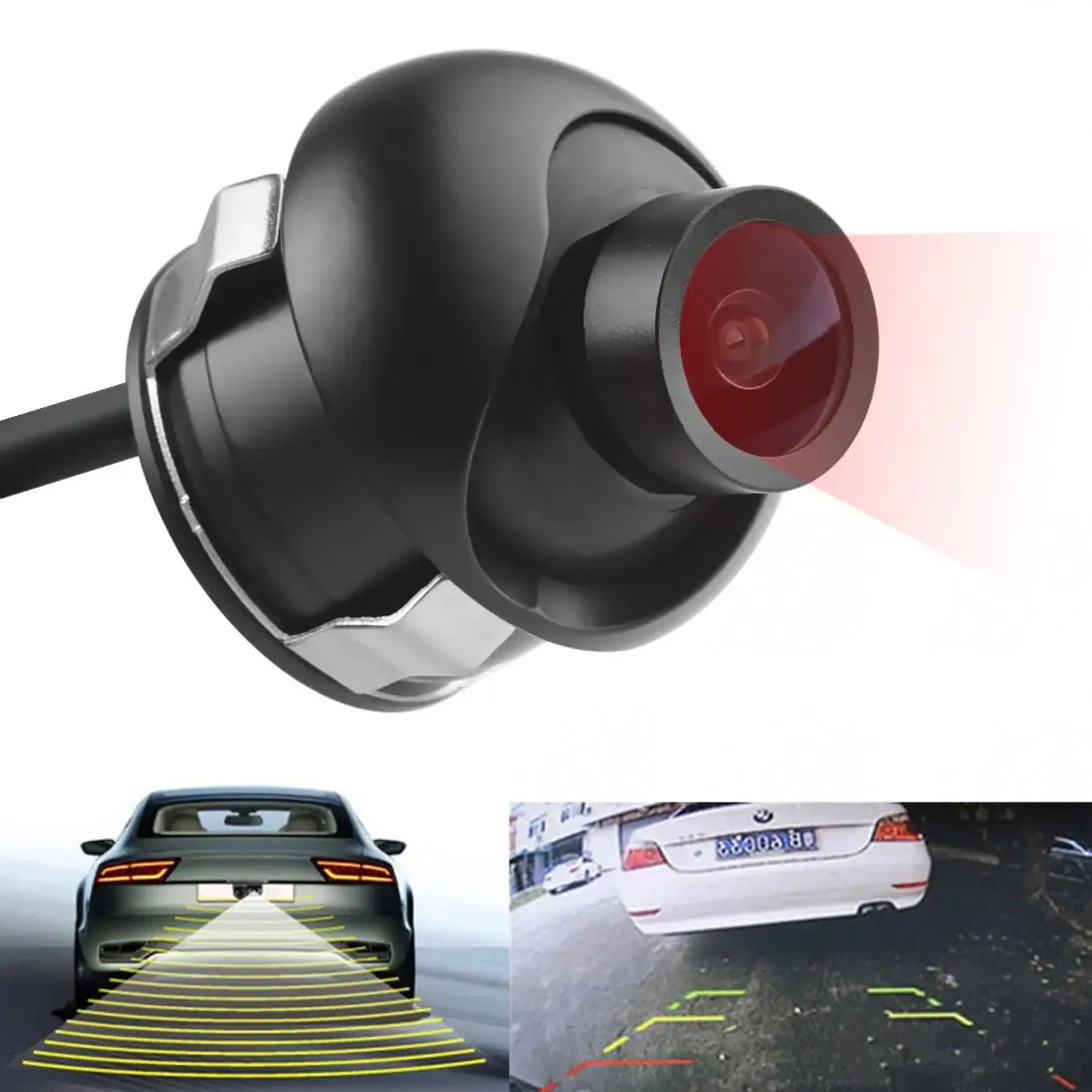 

E319 170 Degrees Night Vision and High Quality Car Camera with A Hole Saw for car vehicle Automobile