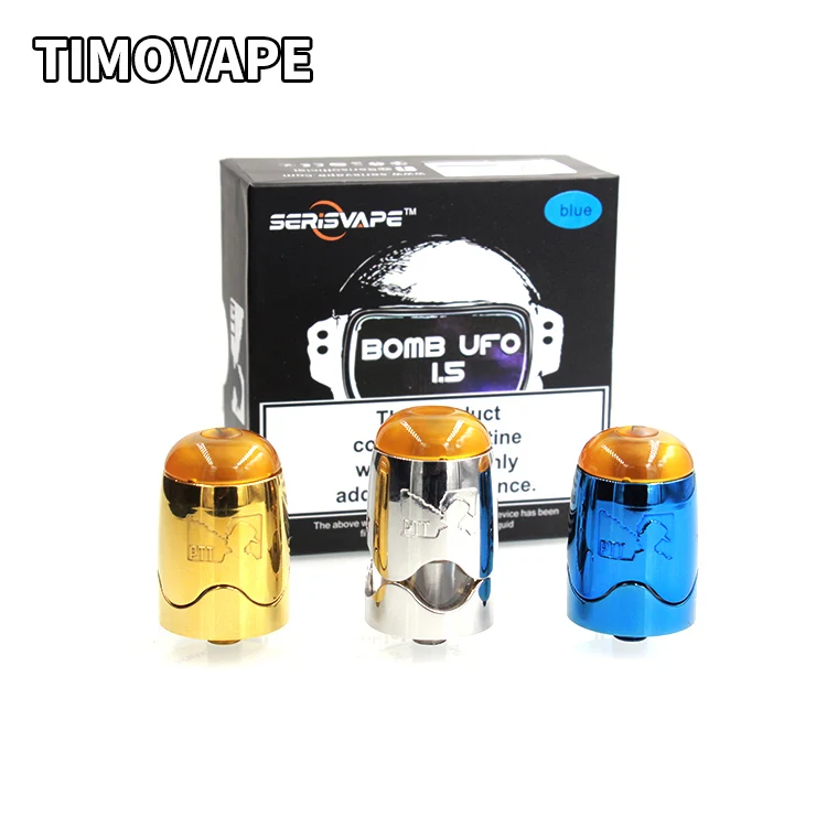 

Original Serisvape Bomb UFO V1.5 RDTA 25MM 2ML Rebuildable Dripping Tank Atomizer For Mech Box Mod