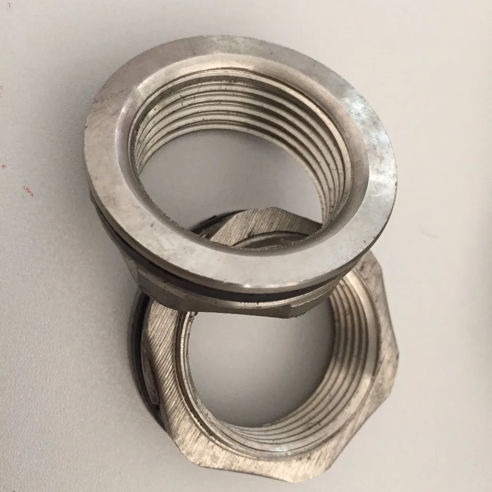 

2PCS Stainless Steel Pipe Swivel Fitting Nut Water Tank Connector 3/4" Inch Female BSP LXM
