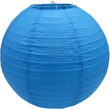 

10pcs royal blue Paper Lantern party hotel garden deep blue decorative Lampion