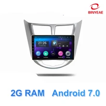 10 1 android car dvd for Hyundai Solaris accent Verna i25 font b radio b font