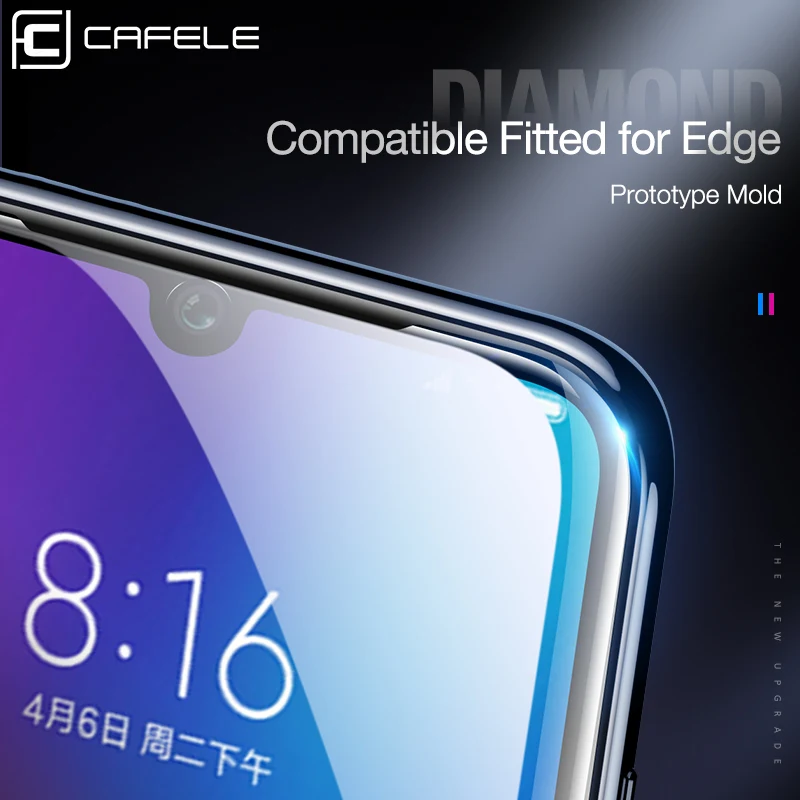 CAFELE Tempered Glass for Xiaomi Mi 9 Mi9 Ultra Thin Full Covered Screen Protector for Xiaomi Mi 9 Mi9 Black Edge HD Clear Film
