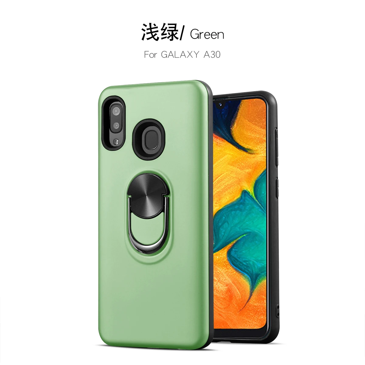 

For Samsung Galaxy A30 A40 A50 A70 Case Hard PC+TPU With Stand Ring Magnet Armor Protect Back Cover Case for samsung A10 A20 M10