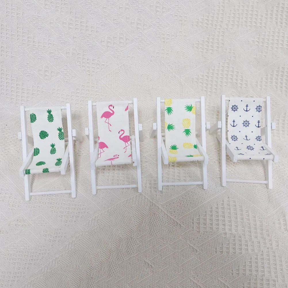 

2pcs Mini Wooden Beach Chair Decoration Craft Supplies Wedding Photography Accessories HTQ99