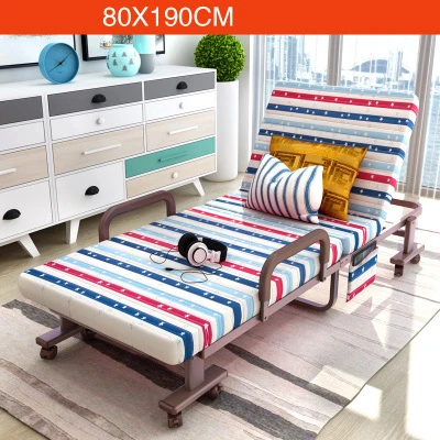 Simple Modern Folding Single Bed Office Living Room Balcony Lazy Noon Break Folding Bed Soft Cotton Fabirc Adjustable Sofa Bed Simple Modern Folding Single Bed Office Living Room Balcony Lazy Noon Break Folding Bed Soft Cotton Fabirc Adjustable Sofa Bed