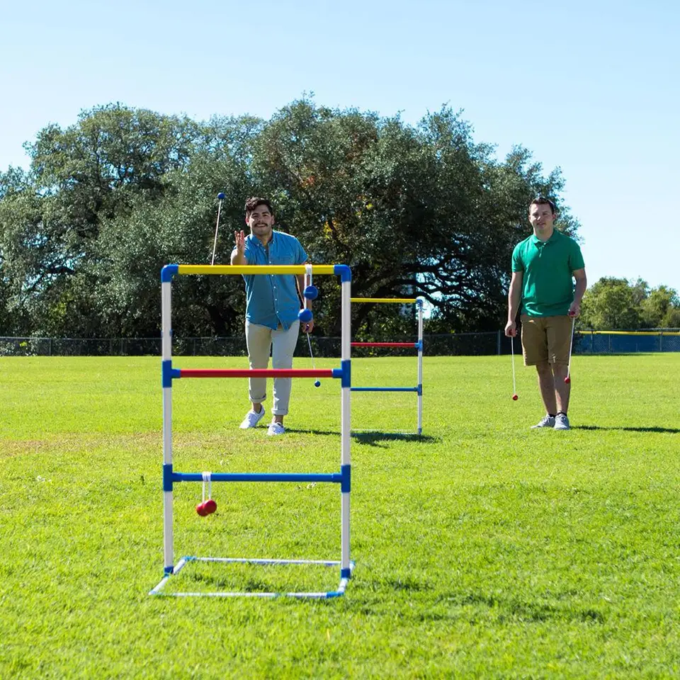 Ladder Ball Game Set Golf Throw Game Backyard Toys Adult And