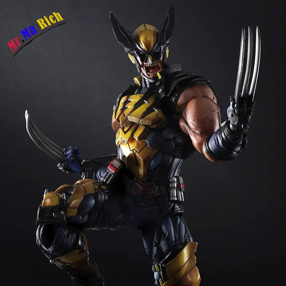 

Play Arts 26cm Marvel X-men Wolverine Action Figure Model Toys