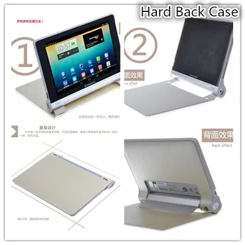 

For Lenovo Yoga 10.1 B8000 Smart Cover Case Silk Print PU Leather ,Gift Screen Protector+Pen Stylus