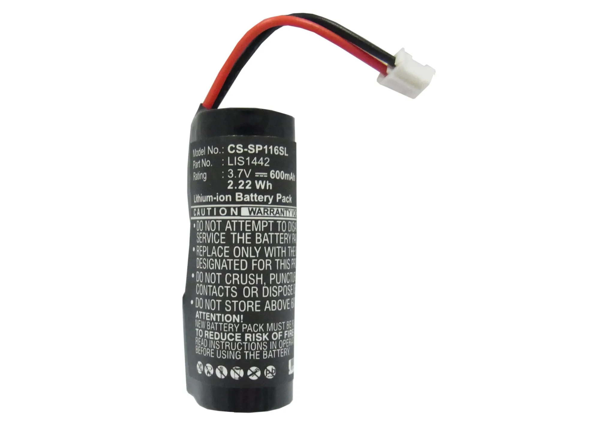 Аккумулятор Cameron Sino 600mAh 4-180-962-01, LIS1442 для sony CECH-ZCS1E, Move Navigation, playstation Move Navigation Co