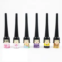 Креативная кукла удачи стиль долговечный Водонепроницаемый жидкая подводка для глаз Карандаш подводка для глаз Черная Подводка для глаз гель для женщин леди красота