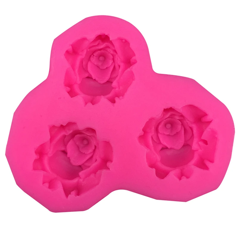 Rose Silicone Mold Chocolate Fondant Cake Decoration Baking DIY Tools E562 | Дом и сад
