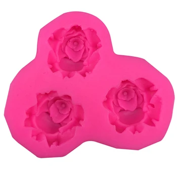 

Rose Silicone Mold Chocolate Fondant Cake Decoration Baking DIY Tools E562