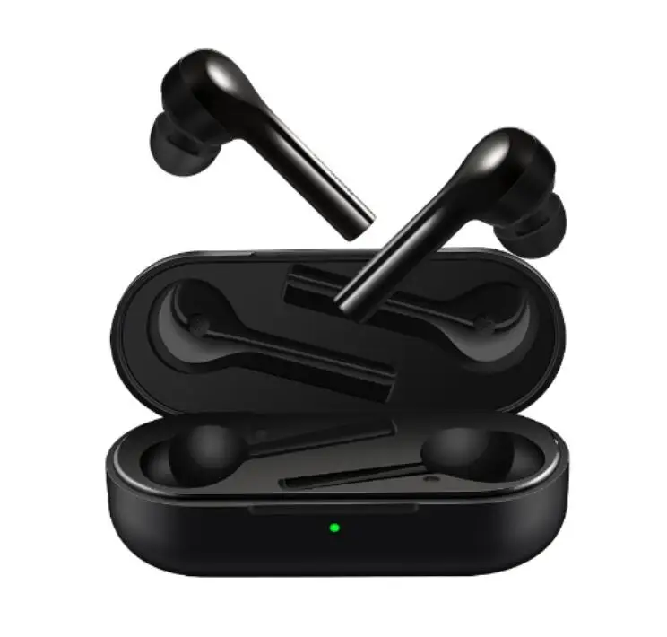 Black Huawei Honor flypods Беспроводной наушники Bluetooth 4,2 Hi-Fi HI-RES Беспроводной аудио IP54 Водонепроницаемый кран управления Беспроводной заряда - Цвет: Black