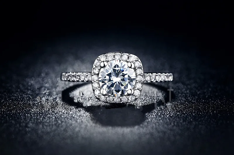 

2019 Hot Sale Real Pave Setting Crystals from Swarovski Plant Trendy Sale Authentic 925 Sliver Finger Ring Jewelry Fine