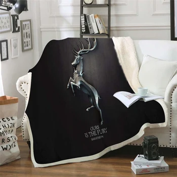 

Custom Game Of Thrones Blanket Manta Flannel Blanket Sofa/Bed/Plane Travel Bedding 150X130CM 150X200CM