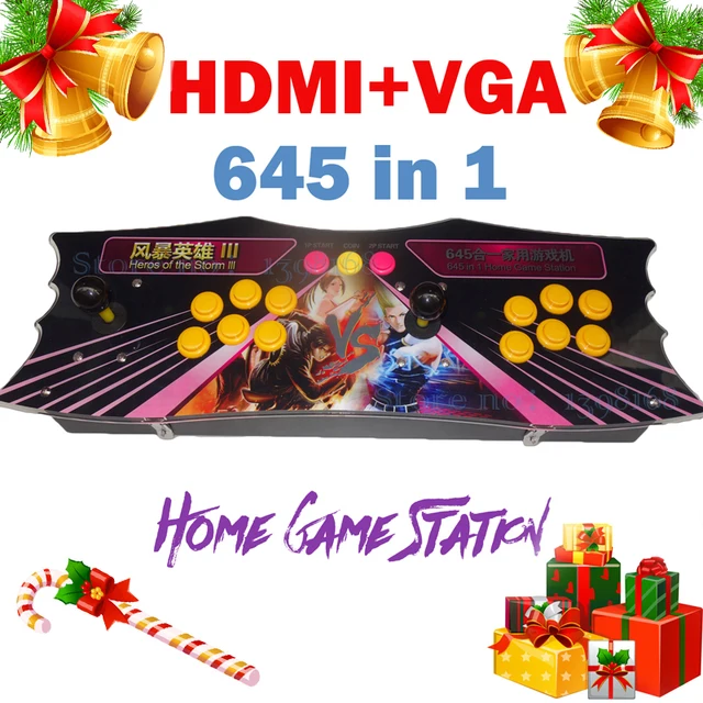Cheap HDMI / VGA Arcade game console/ Pandor as 645 in 1 games arcade board machine/ joystick game controller/ VGA out put and hdmi