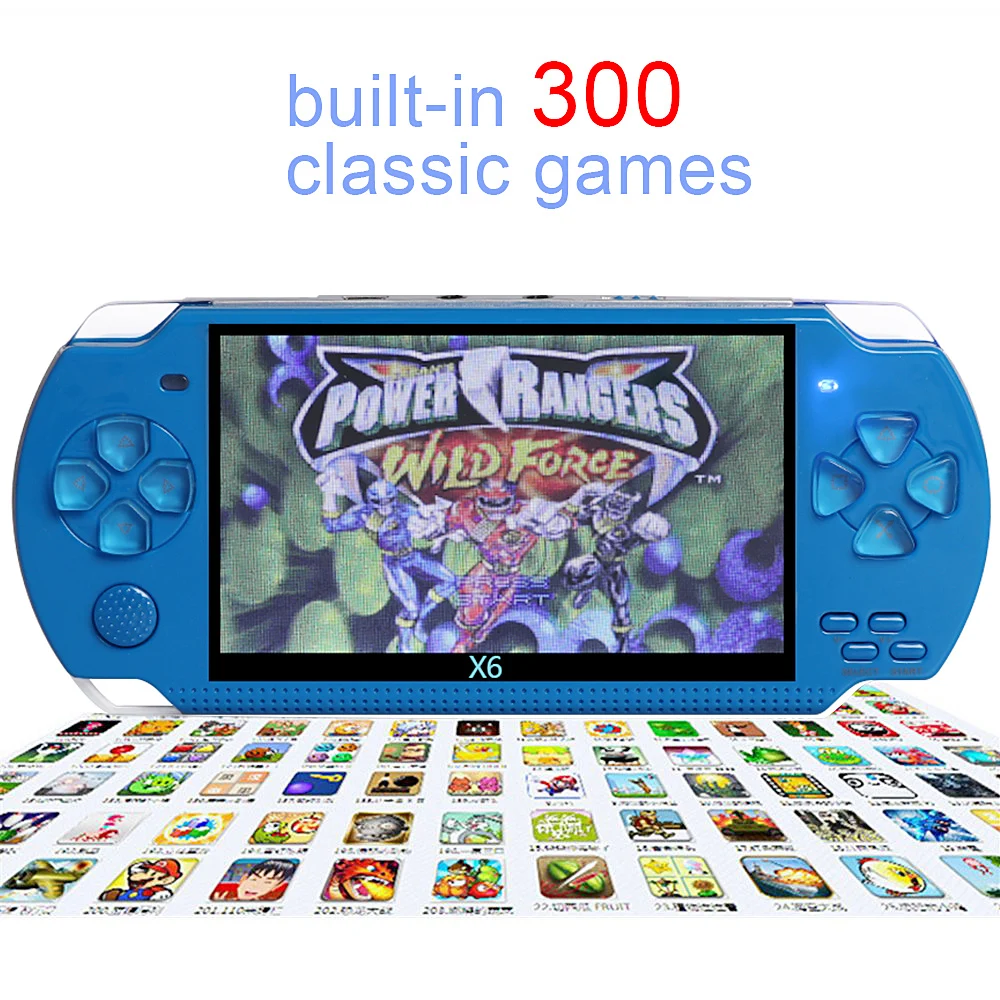 Handheld Game Console 4.3 inch screen 300 Games Handheld Video Game