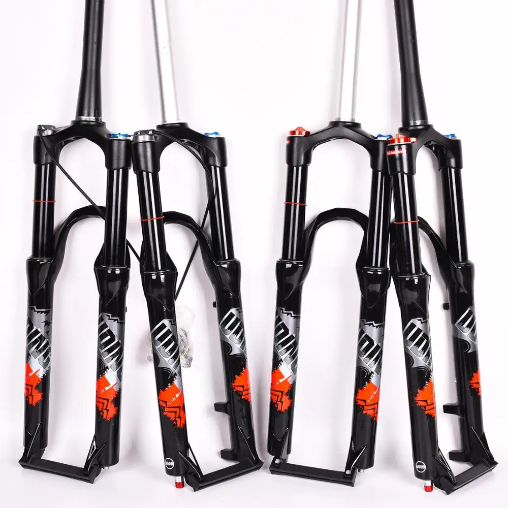 

UDING 32 RL 120mm Travel Air Fork 27.5er Inch Suspension Straight Tapered Tube Thru Axle QR Quick Release MTB Bicycle Bike Fork