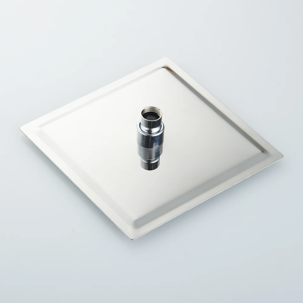 Günstige BAKALA Runde   square 8 10 12 zoll Edelstahl Duschkopf Badezimmer Dusche Wasserhahn Kopf Regen Ultradünne Dusche kopf LC1010
