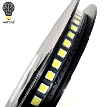 100 Uds LED blanco 5050 LEDs de alto brillo Diodo Azul Luz 6500K SMD diodos emisores de Luz SMD 5050 blanco Luz Diodo 18lm