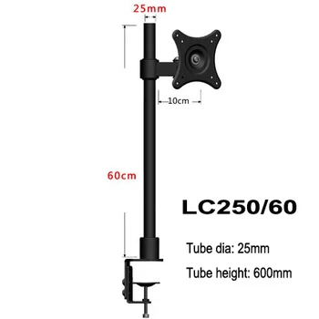 

Desktop Clamping 10-22" LCD LED TV Mount Bracket Free Lifting Full Rotation Monitor Holder Arm Sit Stand Monitor Support