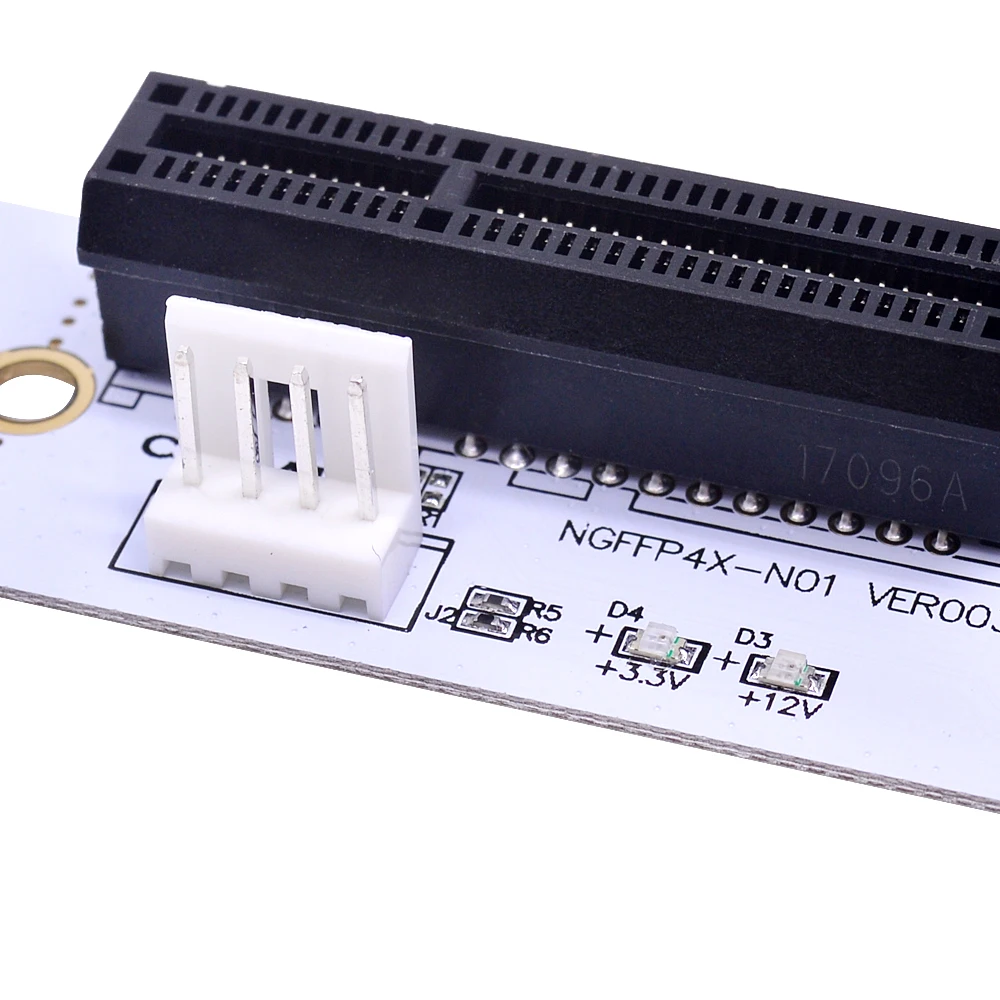 CHIPAL Dual светодиодный NGFF M.2 к PCI E 4X Райзер карта M2 M ключ адаптеру PCIe X4 + 4 контактный IDE