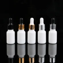 Merx Красота оптовые 21 шт. 10 мл 1/3 жидкой унции стекла капельницы белый стеклянный флакон-капельница косметические бутылки Эфирные масла бутылки