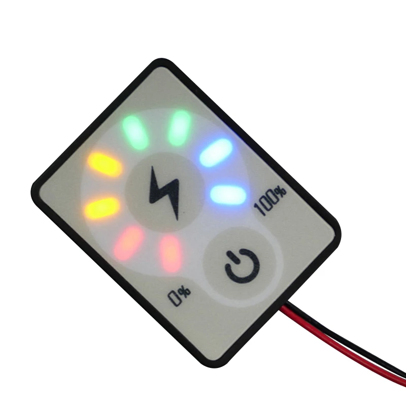 

12V/24V LCD Car Acid Lead Lithium Battery Capacity Indicator Digital Voltmeter Voltage Tester Touch-sensitive Power Display