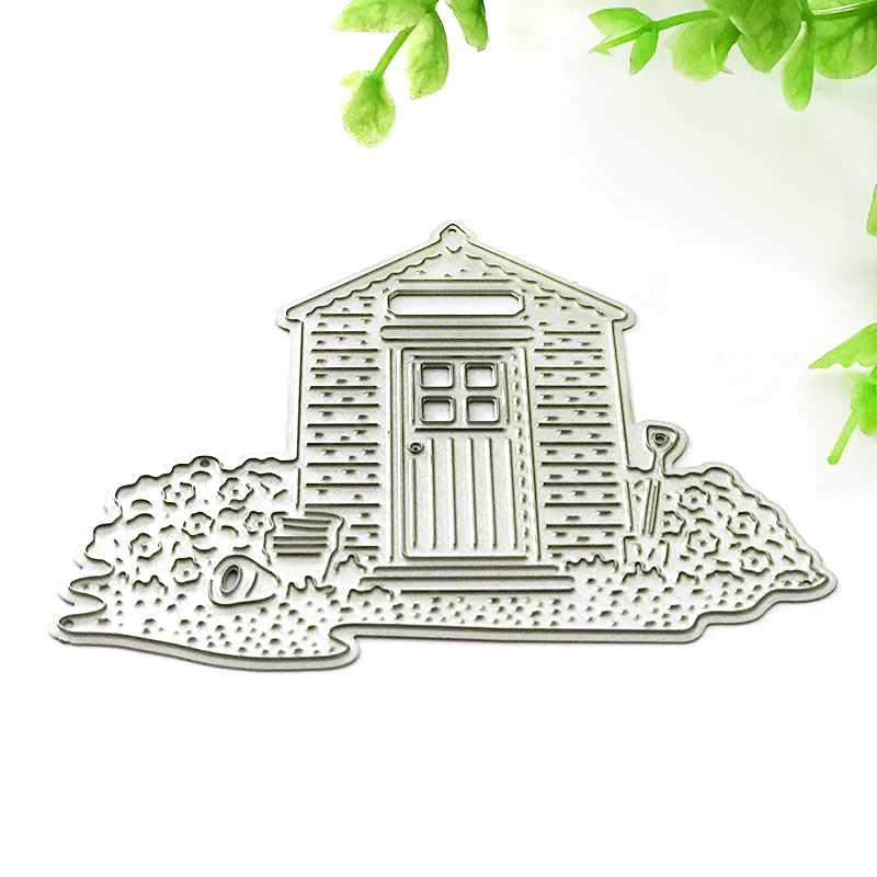 

European Spring House Flower Metal Cutting Dies for Scrapbooking DIY Album Embossing Folder Cards Maker Template Decor Stencils
