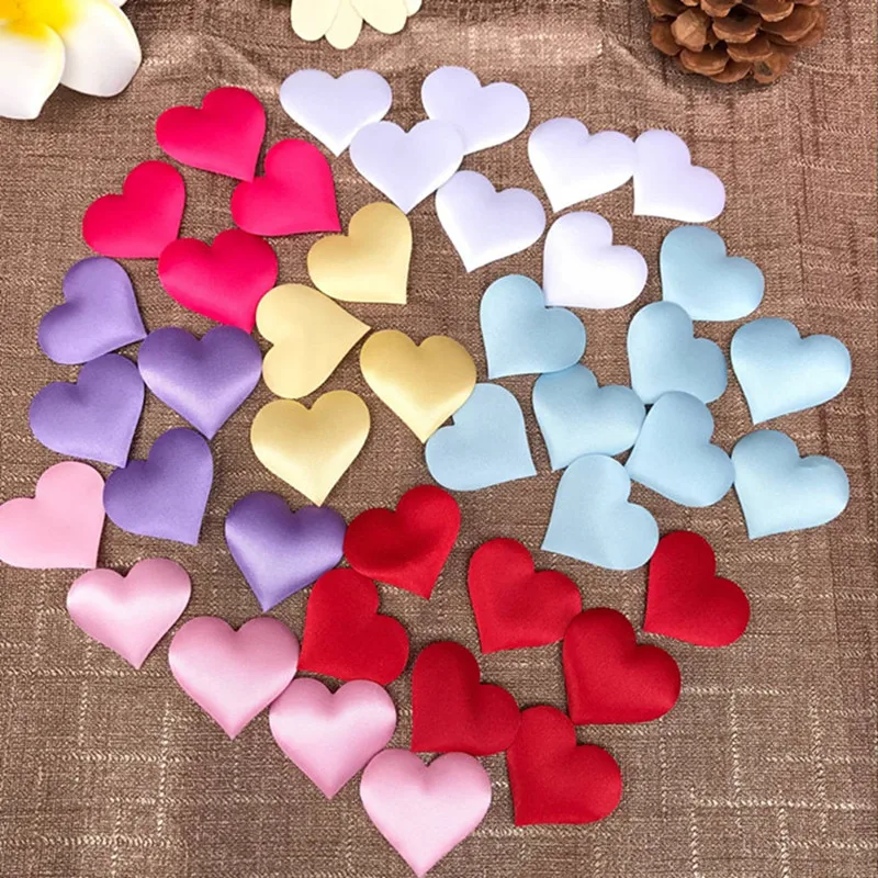 Sponge love Rose Flower Petals 100pcs 3CM Artificial flowers petal DIY