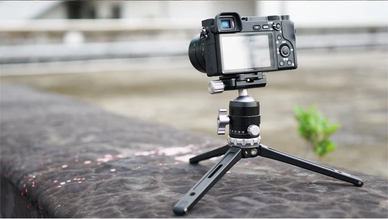 YC ONION Y1 Mini Tripod with Ball Head Load Capacity 10kg Portable Lightweight Aluminum Flexible DSLR Camera Phone Tripod (11)