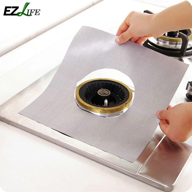 Square Washable Heat Resistant Gas Hob Gas Burner Cooker Protector