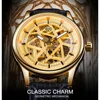 Forsining, reloj con mecanismo de engranaje dorado, Retro, clásico, de moda para hombre, relojes de pulsera mecánicos de marca superior, reloj masculino de lujo ► Foto 2/6