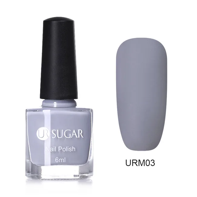 Ur Sugar термо-блеск лак для ногтей меняющий температуру цвет Лак металлическое зеркало лак для ногтей матовый жемчужный корпус маникюр - Цвет: Matte URM03