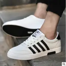 New Men Summer Autumn Classic Canvas Shoes Breathable White Casual Shoes Men Canvas Lace Up Fashion Mens Shoes Flats Size 39-44
