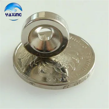 

Small powerful magnets 50pcs Dia18 x 5mm hole 5mm Strong Ring Round Magnet Magnets Rare Earth Neodymium Circular magnet