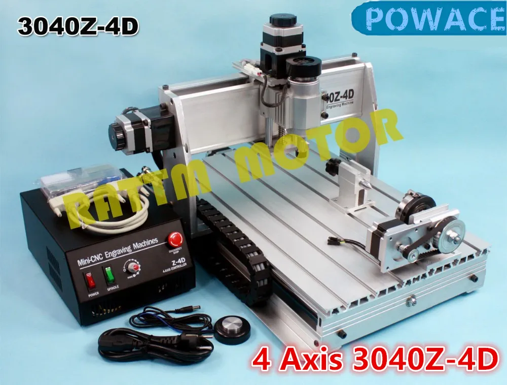 4 Axis 3040Z 4D Desktop Ball Screw CNC Router Engraver/Engraving