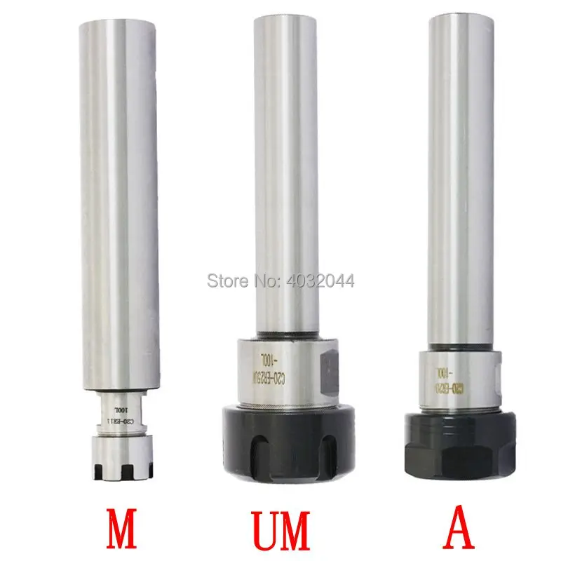 

C20 ER25UM C20 ER11 ER16 C20 ER20 100L 150L 200L Collet Chuck toolHolder extension rod/bar Straight Shank for CNC Mill Lathe