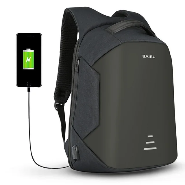 

M106 Brand 16 inch Antitheft Laptop Notebook Backpack Waterproof Anti-theft Backpacks Bag for Men Women with External USB Port