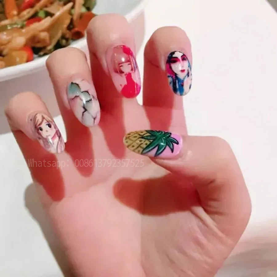 Máquina de Unhas e Flores Unhas e 3 Frete Grátis Unha Manicure Impressora 5 Flores Impressão um Tempo 19 Equipamento de unhas artísticas