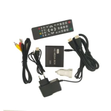 REDAMIGO 1080P MINI Media Player per auto HDD MultiMedia lettore Video Media box con adattatore per auto AV USB SD/MMC HDDK7 C A