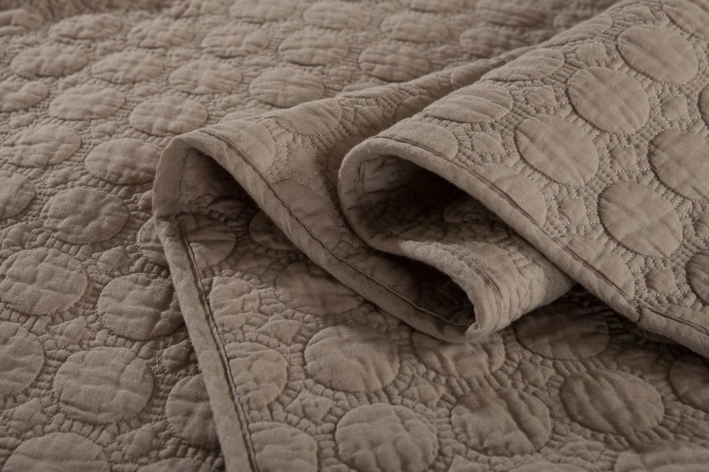 CHAUSUB вышивка однотонное стеганое одеяло набор 3 шт. стираное Хлопковое одеяло s одеяло ed покрывало комплект покрывало простыни наволочка King size