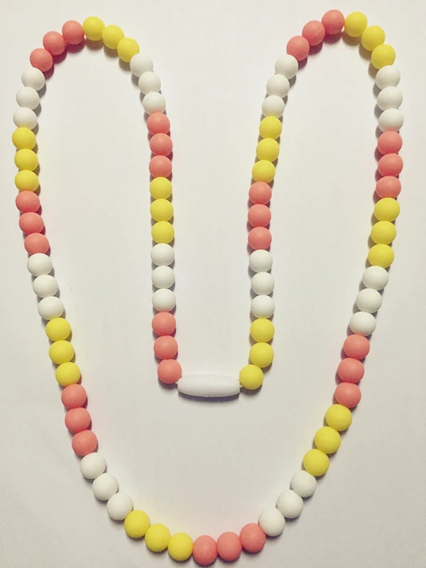 Silicone Baby Teething Chewing Fashion Necklace ,1 pieces set necklaces