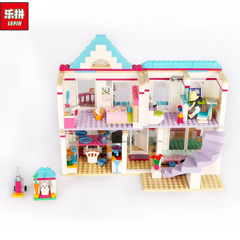 

Lepin 01014 New 622Pcs Genuine Good Girls Series The Stephanie's House Set Building Blocks Bricks Educational Toys 41314 DIY toy