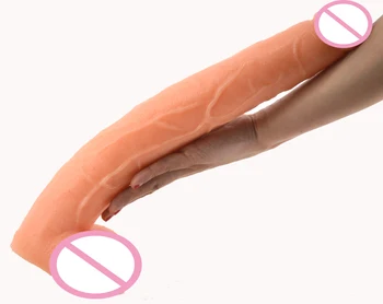 FAAK 15.5 inch super long dildo Big dick horse huge penis realistic sex toys for women vagina stimulate anal stuffed sex shop 3